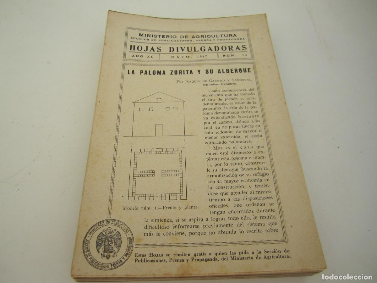 Libros: HOJAS DIVULGADORAS MAYO 1947 N&ordm; 14
