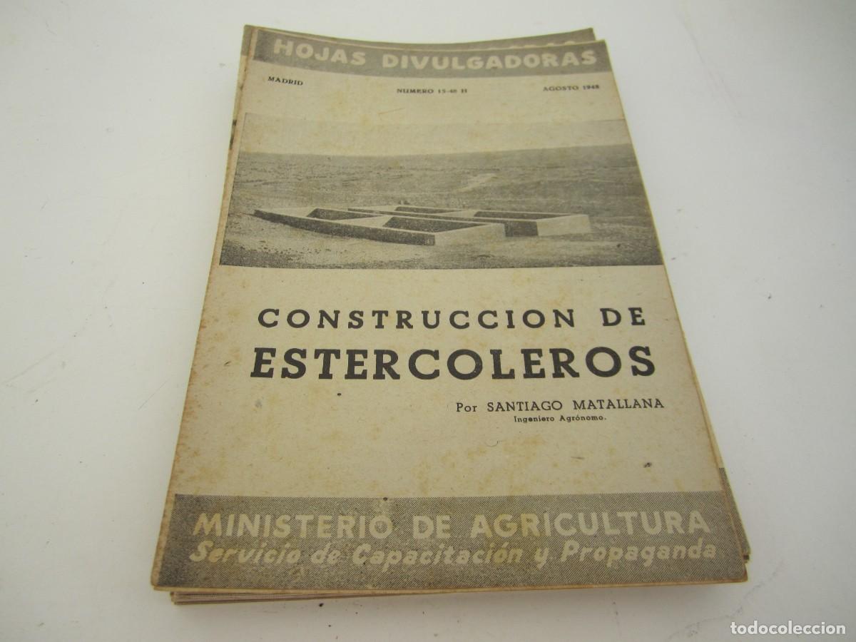 Libros: HOJAS DIVULGADORAS AGOSTO 1948 N&ordm; 15- 48 H