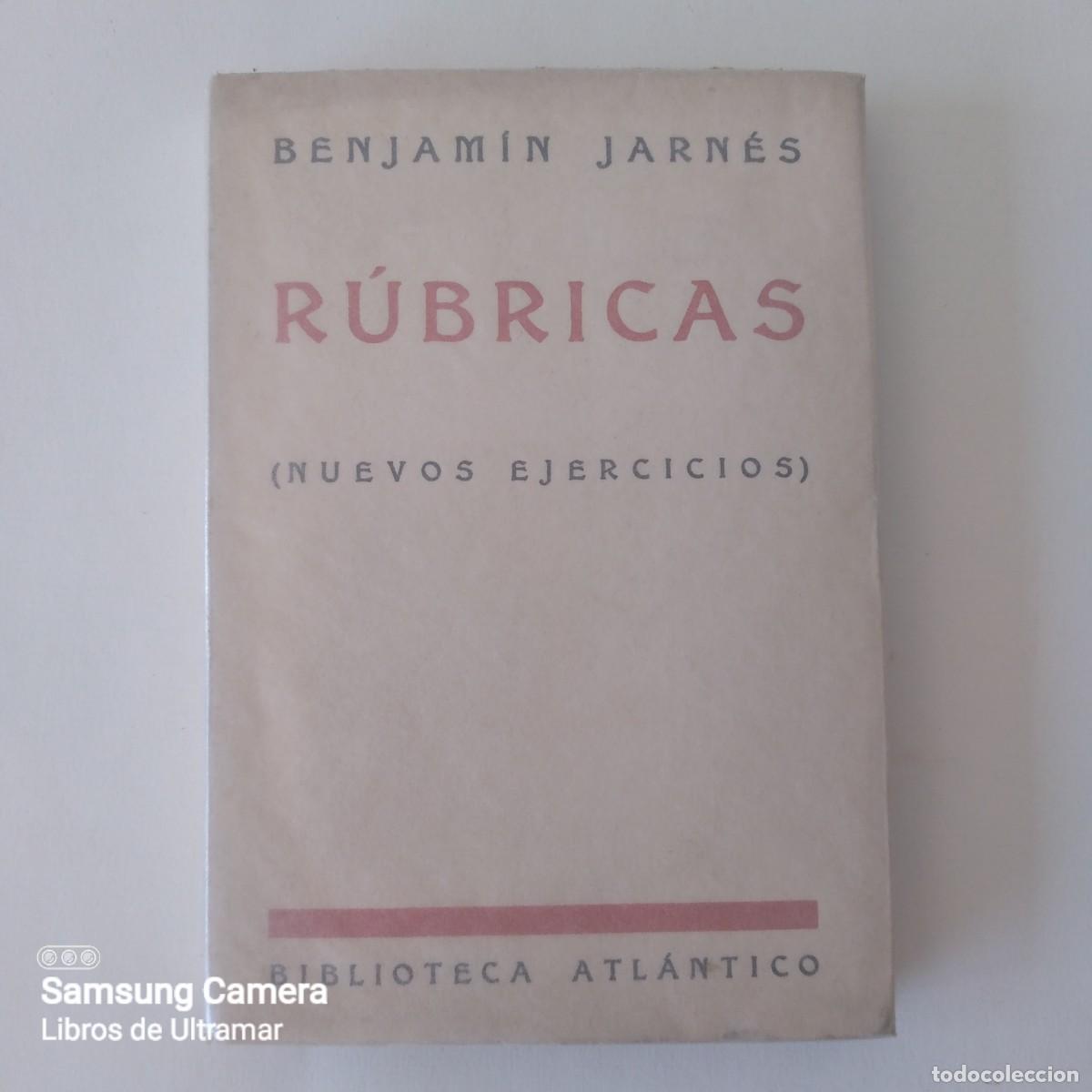 Libros: R&uacute;bricas. (Nuevos ejercicios). - Jarn&eacute;s, Benjam&iacute;n. - Foto 1