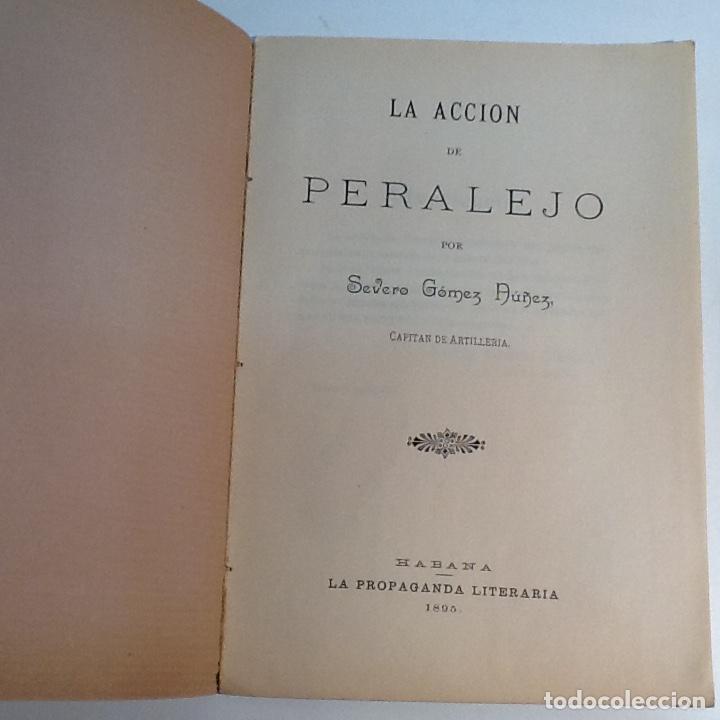 Libros: LA ACCION DE PERALEJO GOMEZ NU&Ntilde;EZ (SEVERO) 1895 - Foto 4