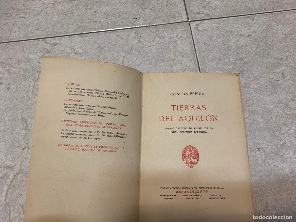 Libros: TIERRAS DE AQUILON ESPINA CONCHA 1930 - Foto 2