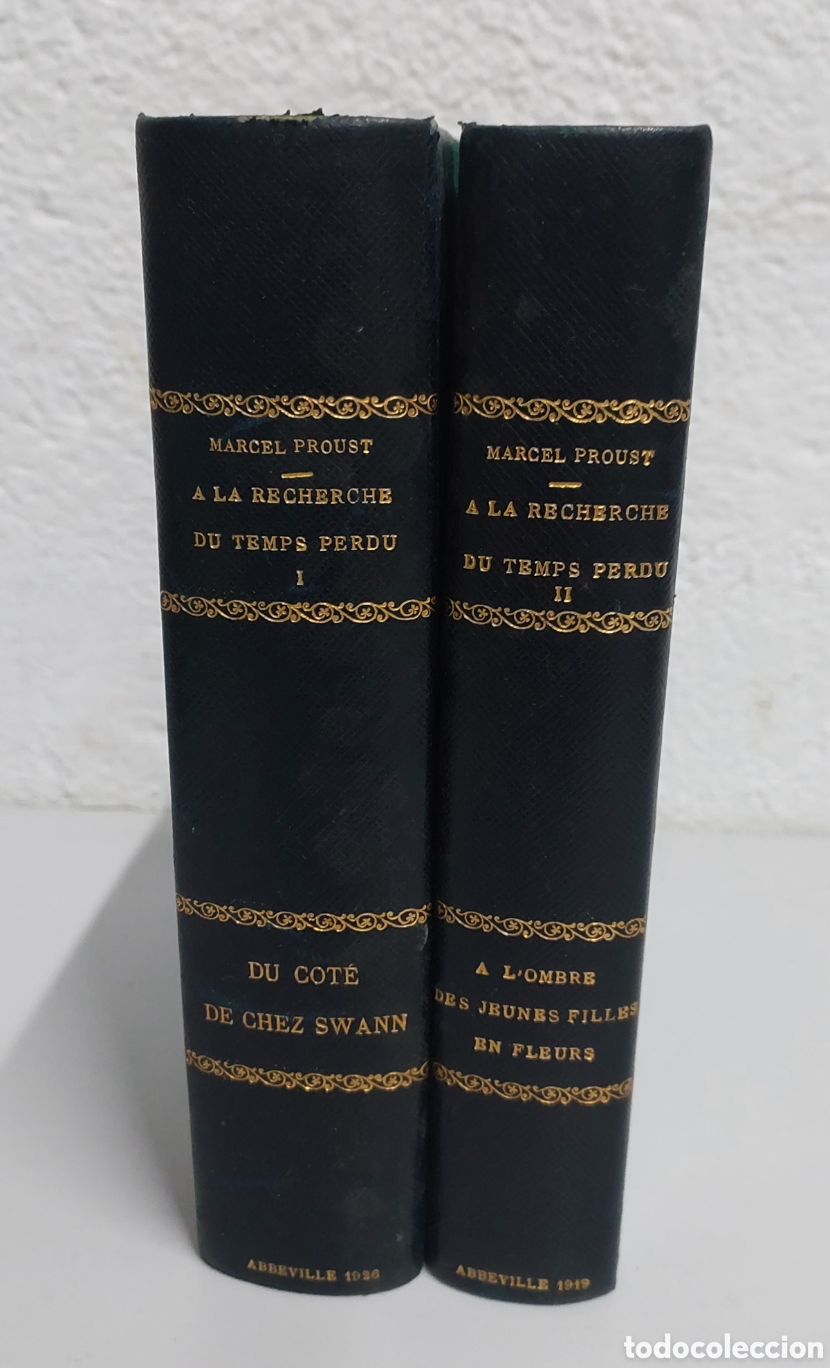 Libros: MARCEL PROUST - 2 TOMOS - 1919 - 1926 - A LA RECHERCHE DU TEMPS PERDU - Foto 1