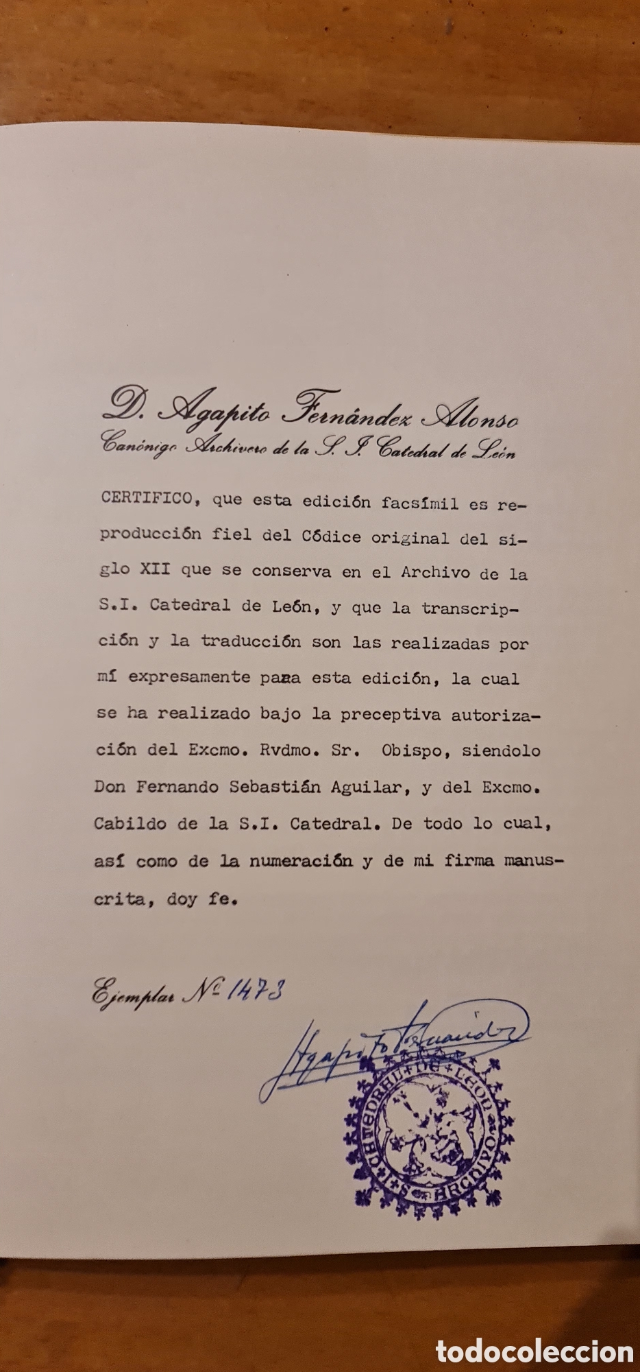 Libros: EL LIBRO DE LAS ESTAMPAS, TESTAMENTO DE LOS REYES DE LEON( Facs&iacute;mil Certificado N.&deg;1473) - Foto 5