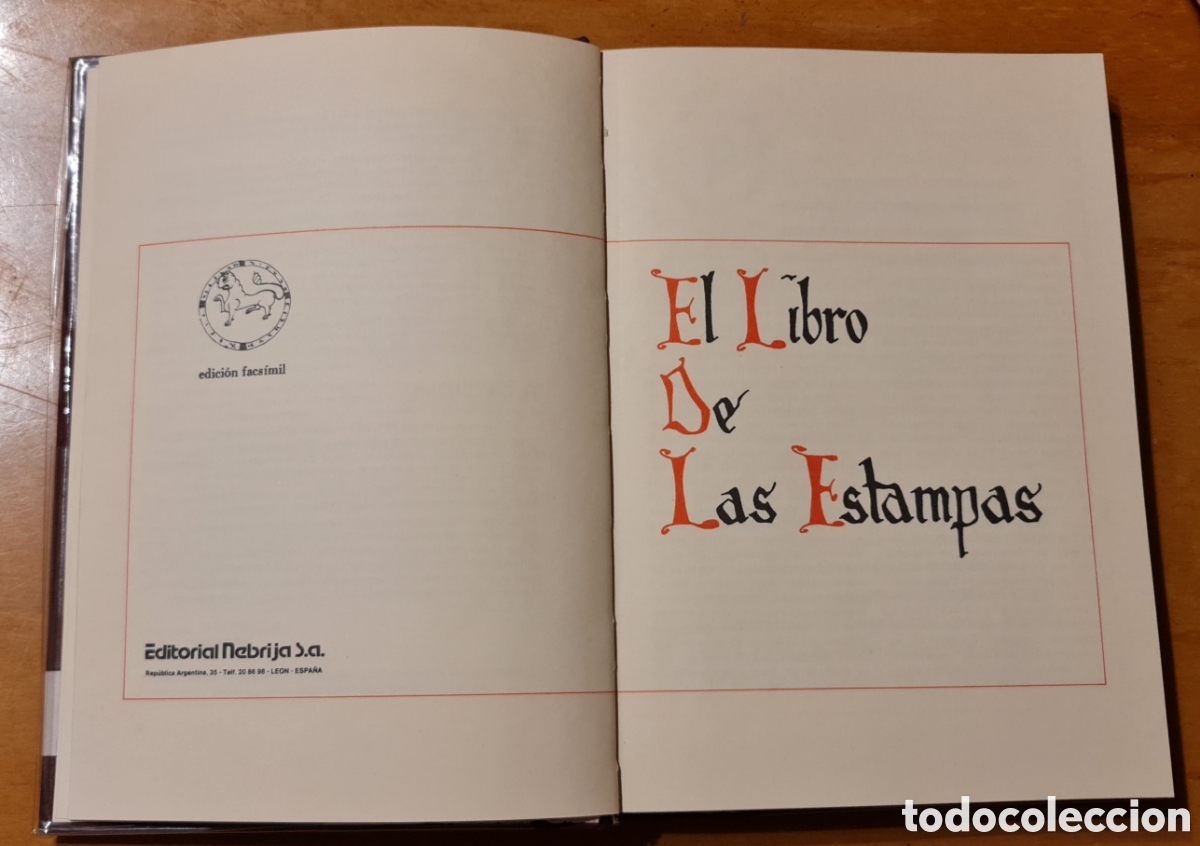 Libros: EL LIBRO DE LAS ESTAMPAS, TESTAMENTO DE LOS REYES DE LEON( Facs&iacute;mil Certificado N.&deg;1473) - Foto 6