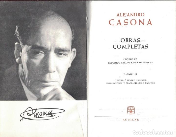Libros: OBRAS COMPLETAS. 2 Tomos. - Casona. Alejandro, - Foto 2