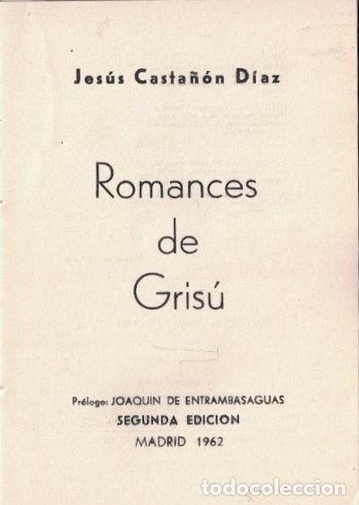 Libros: ROMANCES DE GRIS&Uacute;. - Casta&ntilde;&oacute;n D&iacute;az. Jes&uacute;s, - Foto 1