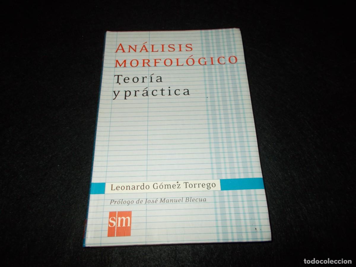Libros: AN&Aacute;LISIS MORFOL&Oacute;GICO, TEOR&Iacute;A Y PR&Aacute;CTICA. LEONARDO G&Oacute;MEZ. SM 2007. LIBRO - Foto 1