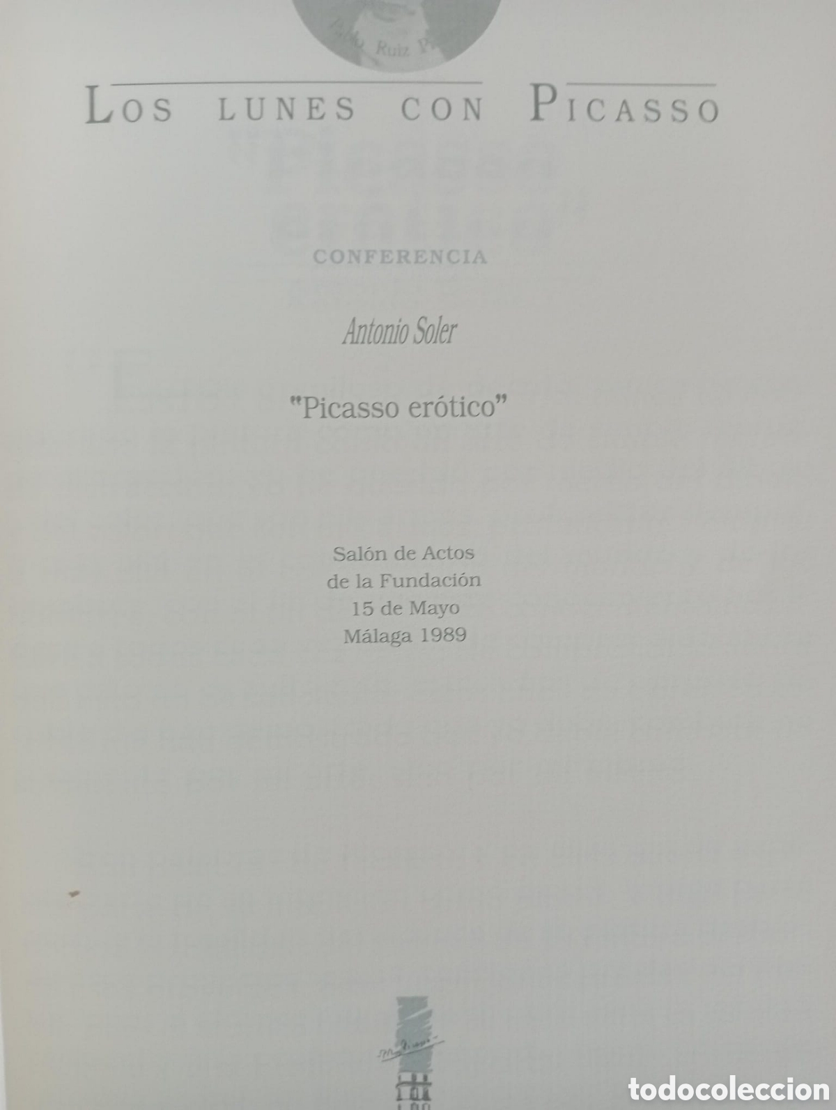 Libros: Picasso er&oacute;tico / Antonio Soler. - Foto 2