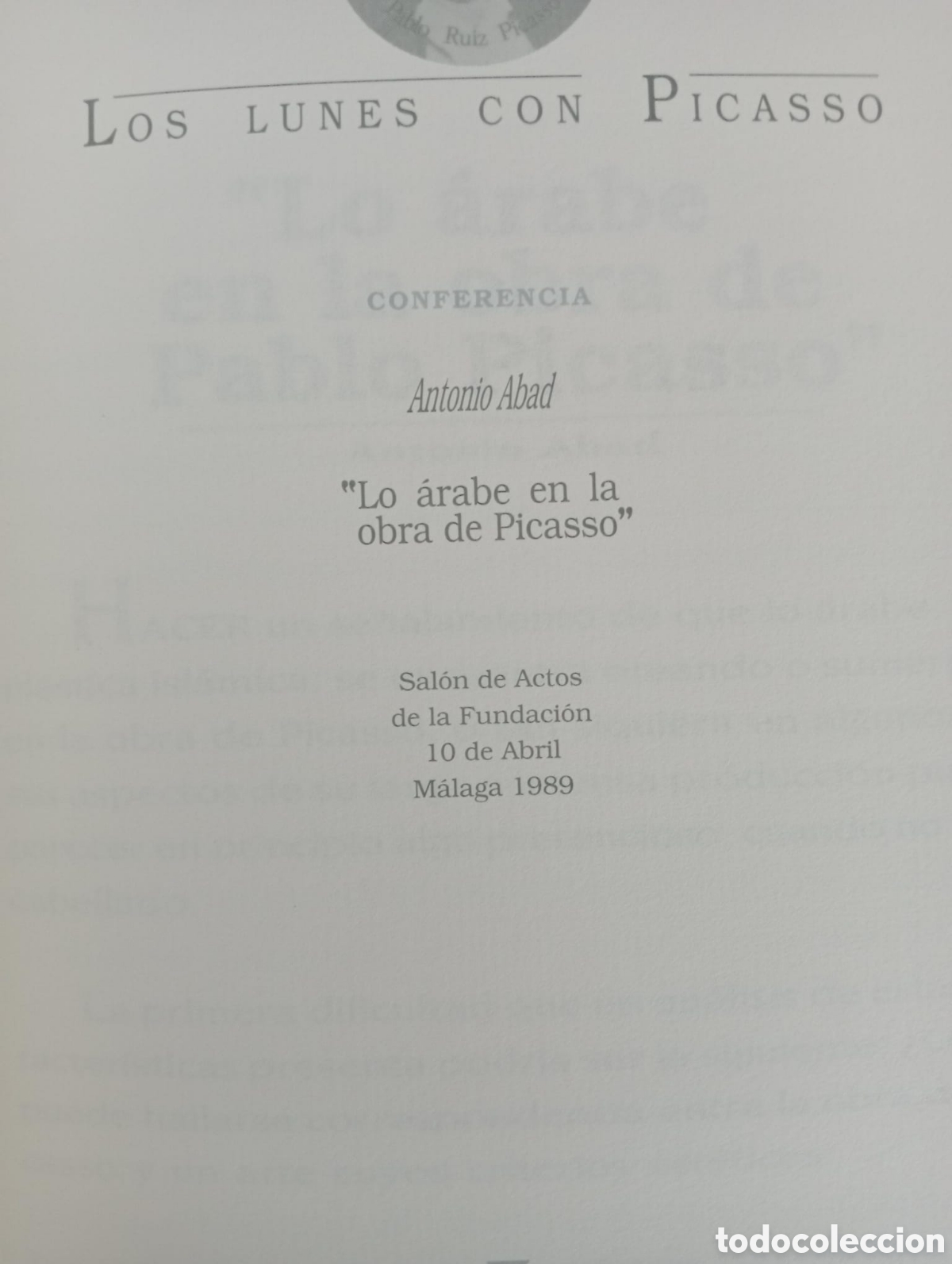Libros: Los &aacute;rabe en la obra de Picasso / Antonio Abad - Foto 2