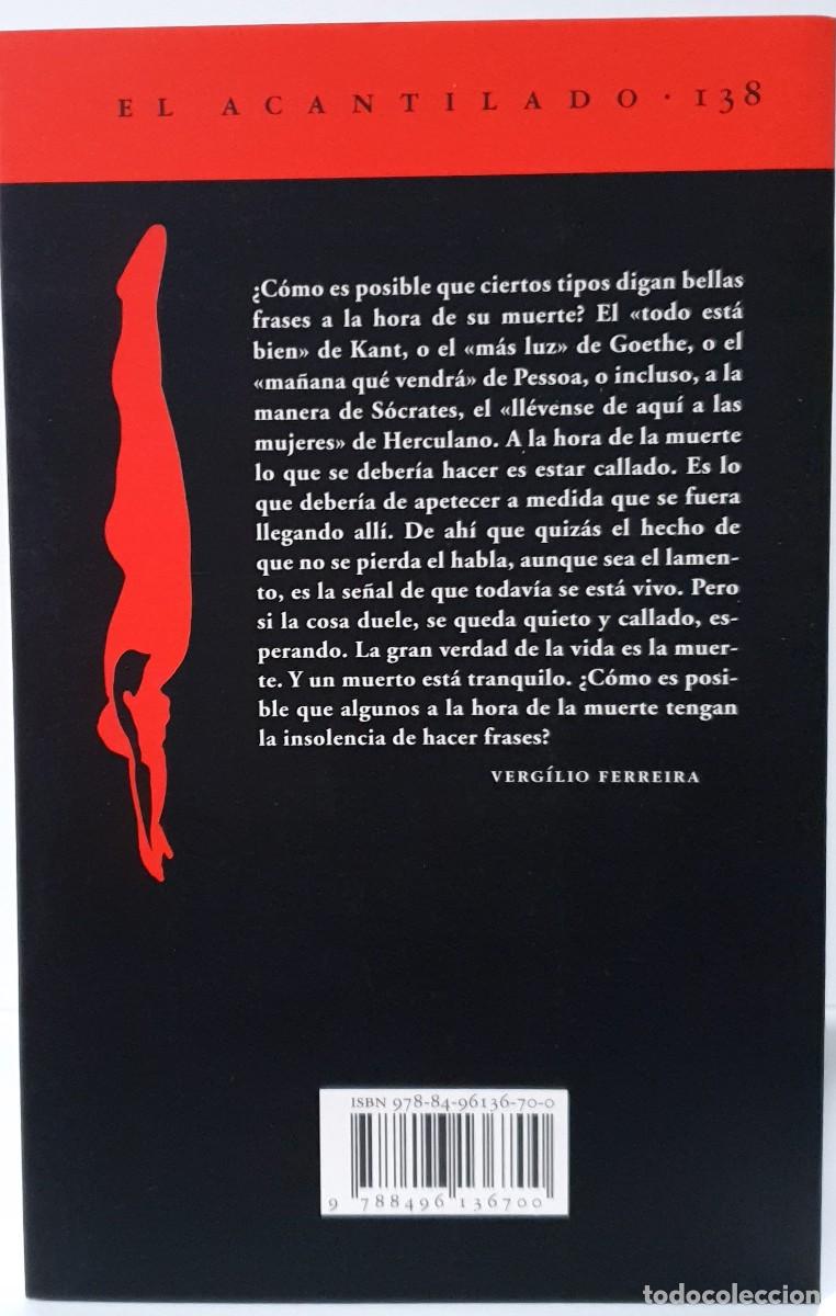 Libros: PENSAR - Verg&iacute;lio Ferreira - Acantilado - Foto 3