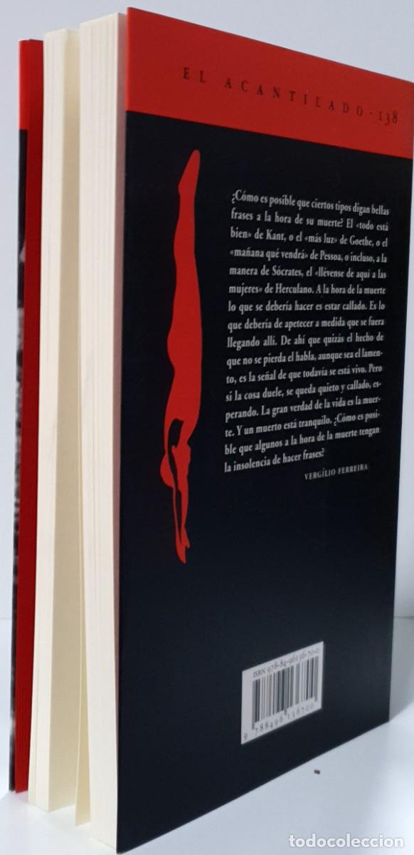 Libros: PENSAR - Verg&iacute;lio Ferreira - Acantilado - Foto 4