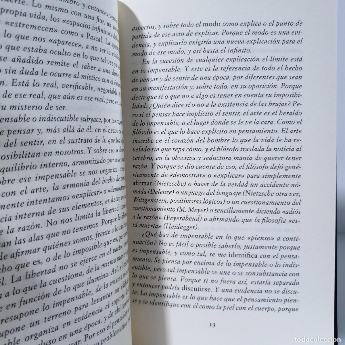 Libros: PENSAR - Verg&iacute;lio Ferreira - Acantilado - Foto 8