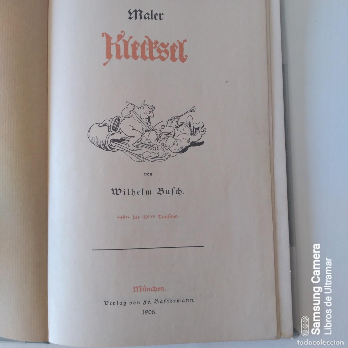 Libros: Maler klecksel. - Busch, Wilhelm. - Foto 2