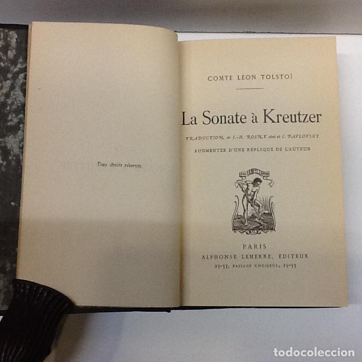 Libros: LA SONATE A KREUTZER COMTE LEON TOLSTOI - Foto 1