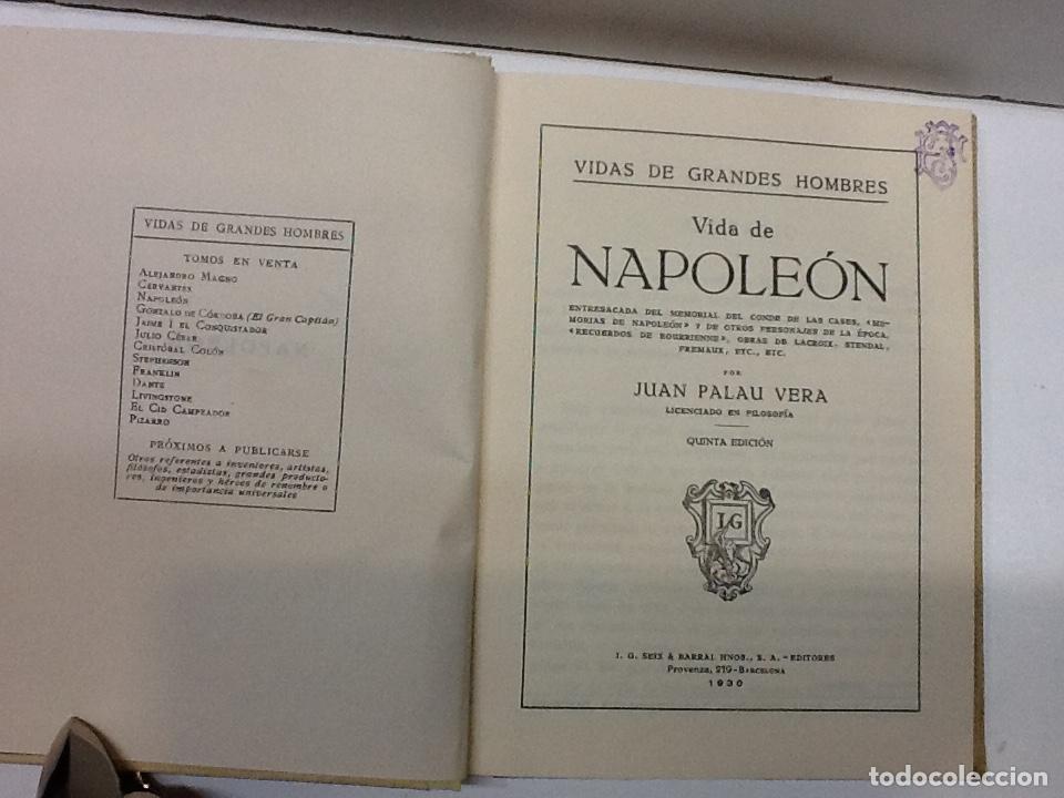 Libros: VIDA DE NAPOLEON JUAN PALAU VERA - Foto 3
