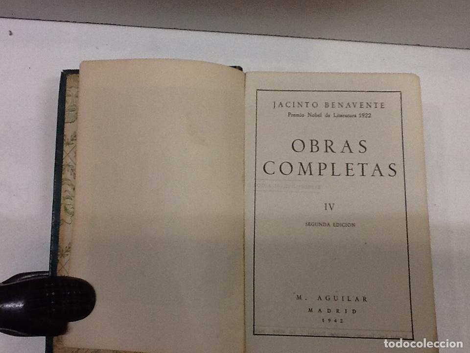 Libros: OBRAS COMPLETAS TOMO IV JACINTO BENAVENTE - Foto 3