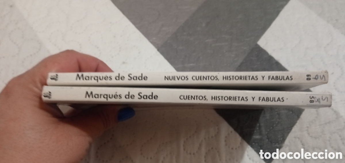 Libros: Marques de Sade.Lote 2 unid.1983. - Foto 2