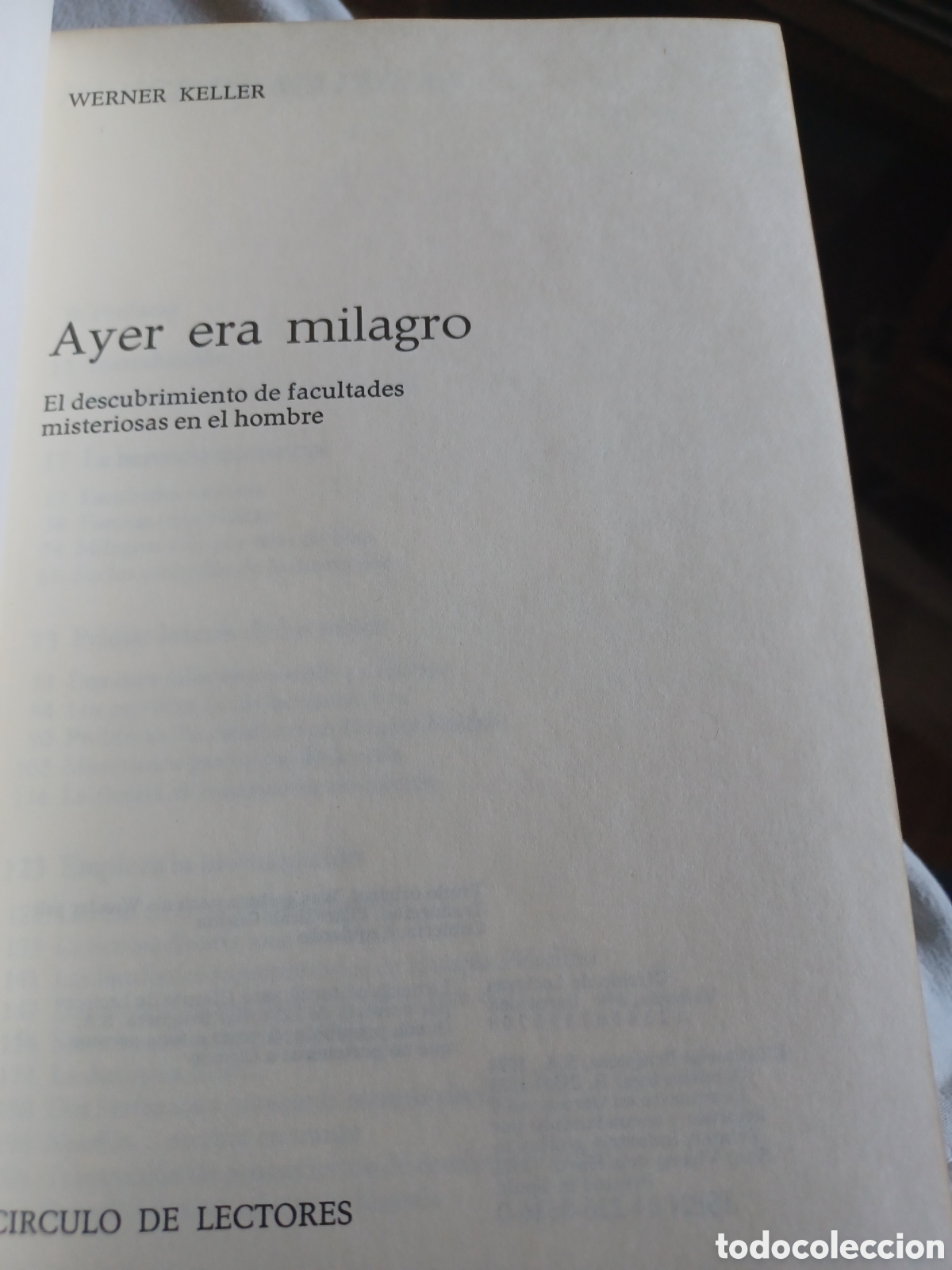 Libros: Barybook. C5. Ayer era milagro Werner Keller - Foto 2