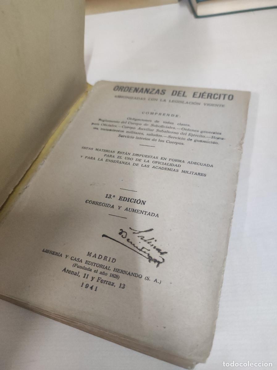 Libros: ORDENANZAS DEL EJERCITO 1941 - Foto 4