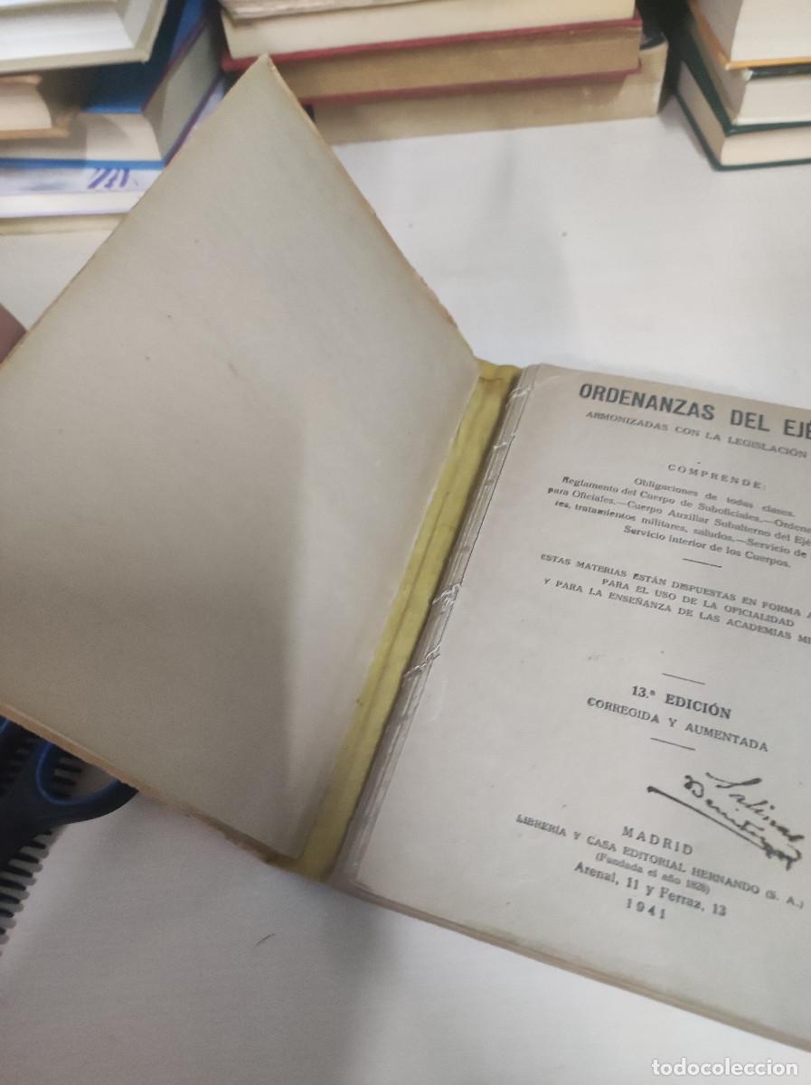 Libros: ORDENANZAS DEL EJERCITO 1941 - Foto 7