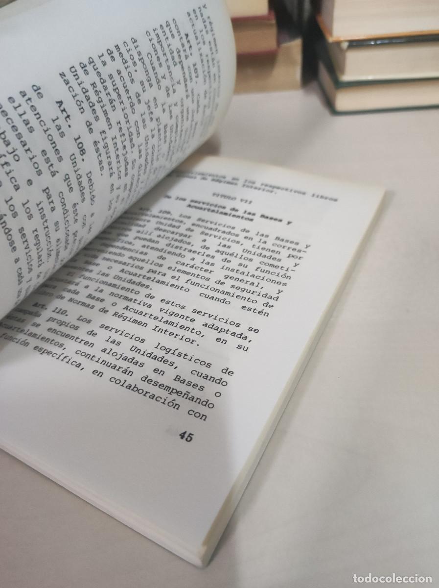 Libros: Reales ordenanzas del Ej&eacute;rcito de Tierra - Foto 3