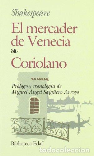 Libros: El mercader de Venecia. Coriolano. - Foto 1