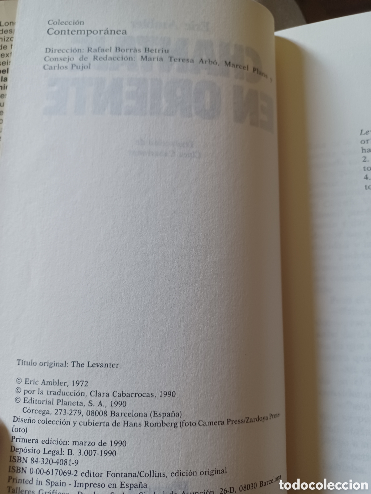Libros: Barybook 194. Chantaje en Oriente Eric Ambler planeta - Foto 4