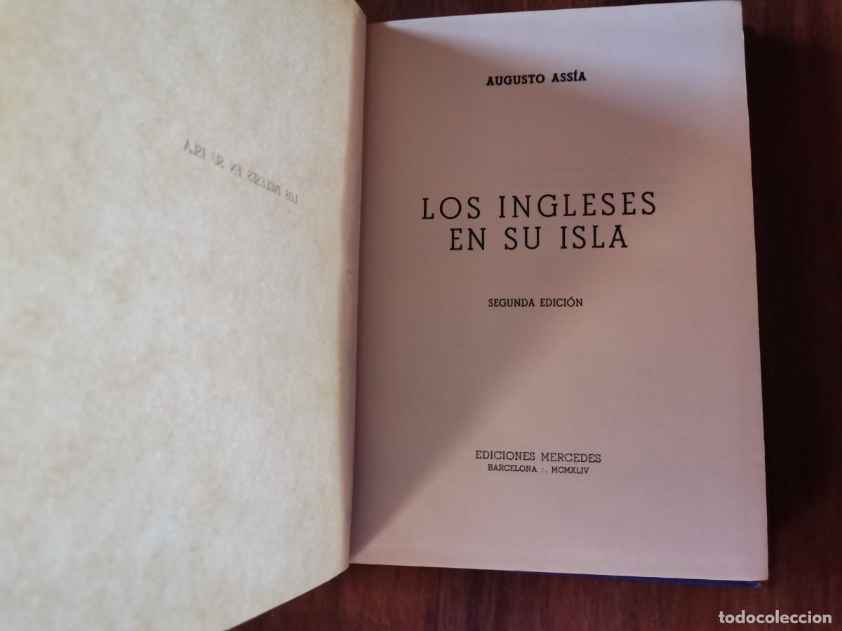 Libros: LOS INGLESES EN SU ISLA - AUGUSTO ASSIA - Foto 2