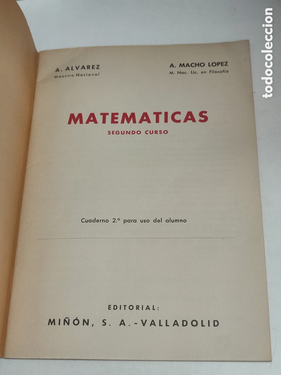 Libros: A. Alvarez matem&aacute;ticas segundo curso - Foto 3
