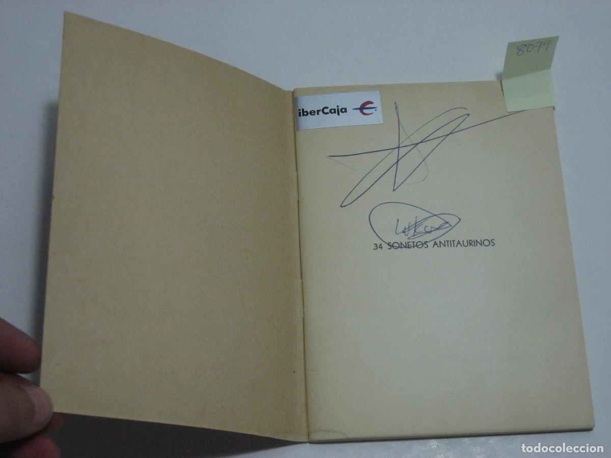 Libros: 34 SONETOS ANTITAURINOS - Ricardo Horcajada - Foto 3