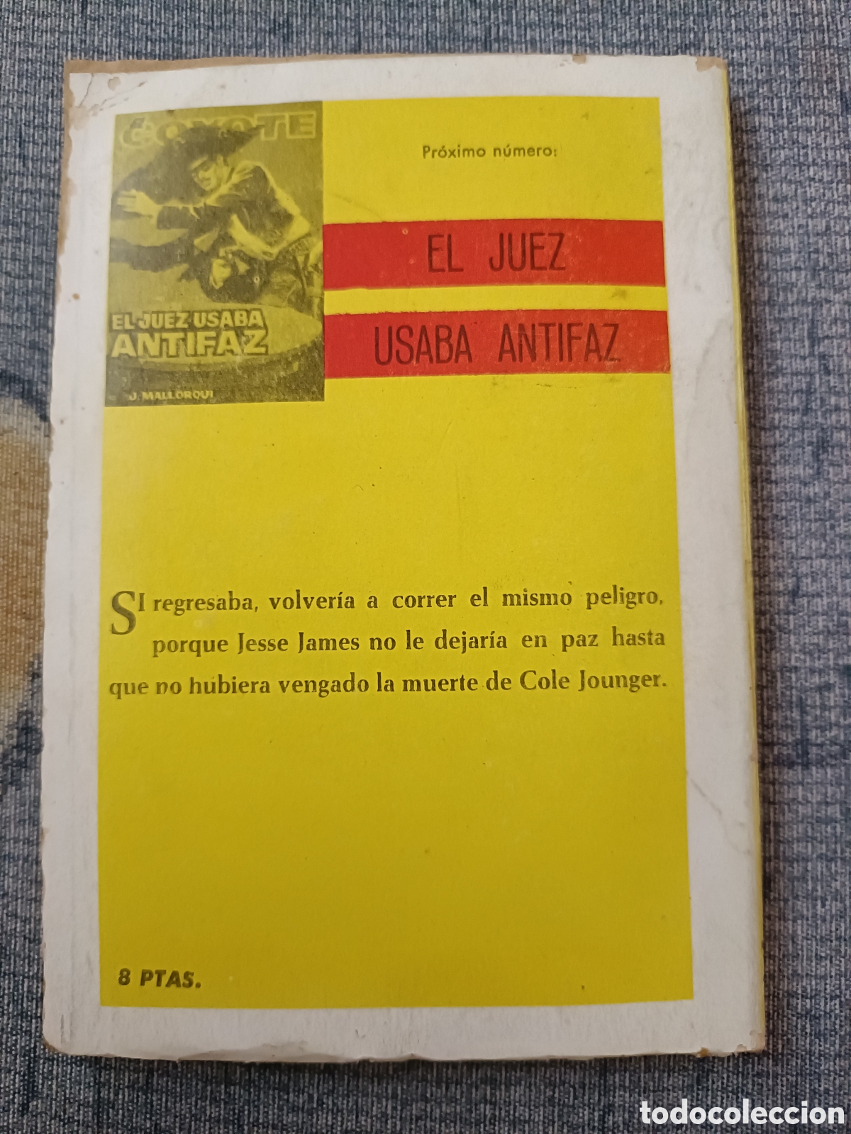 Libros: Libro El Coyote -Coyote en Gris Mayor- J.Mallorqu&iacute; (Ed. Cid) - Foto 2