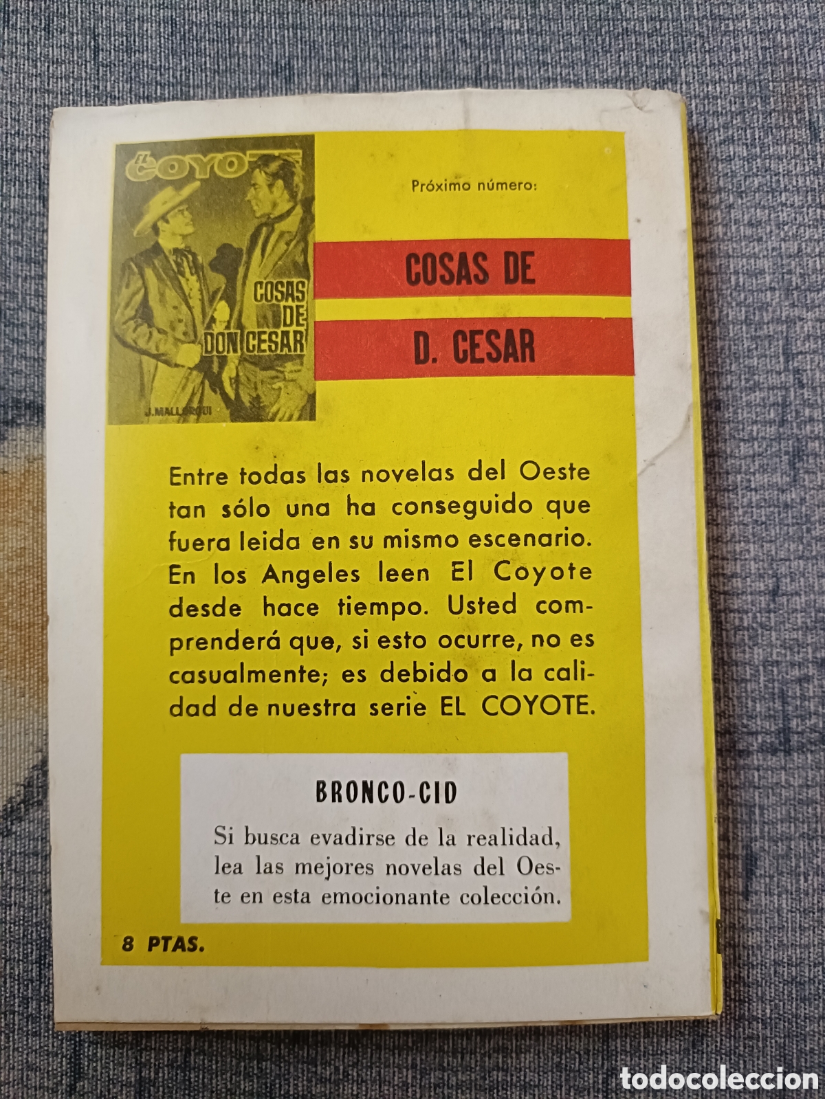 Libros: Libro El Coyote -Poker de Damas- J.Malloqu&iacute; (Ed. Cid) - Foto 2