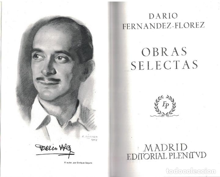 Libros: OBRAS SELECTAS. - Fern&aacute;ndez-Fl&oacute;rez. Dar&iacute;o, - Foto 1