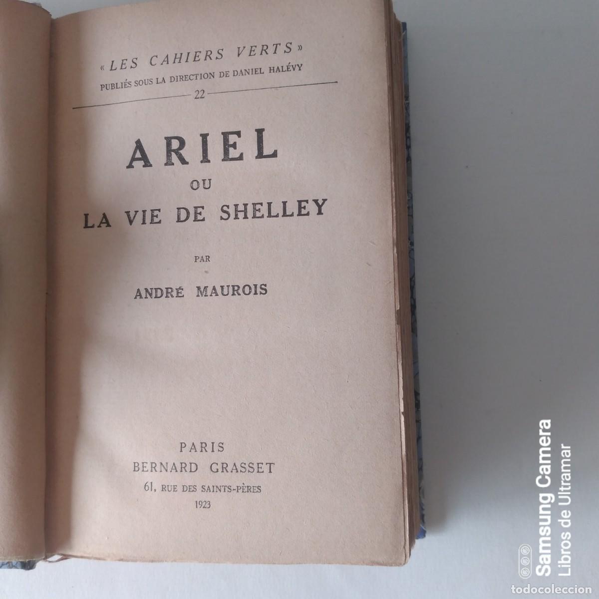 Libros: Ariel ou la vie de Shelley. - Maurois , Andr&eacute;. - Foto 3