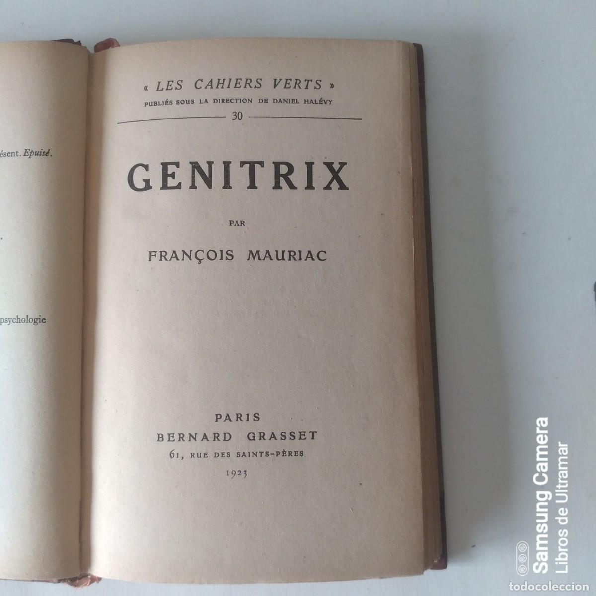 Libros: Genitrix. - Mauriac, Fran&ccedil;ois. - Foto 3