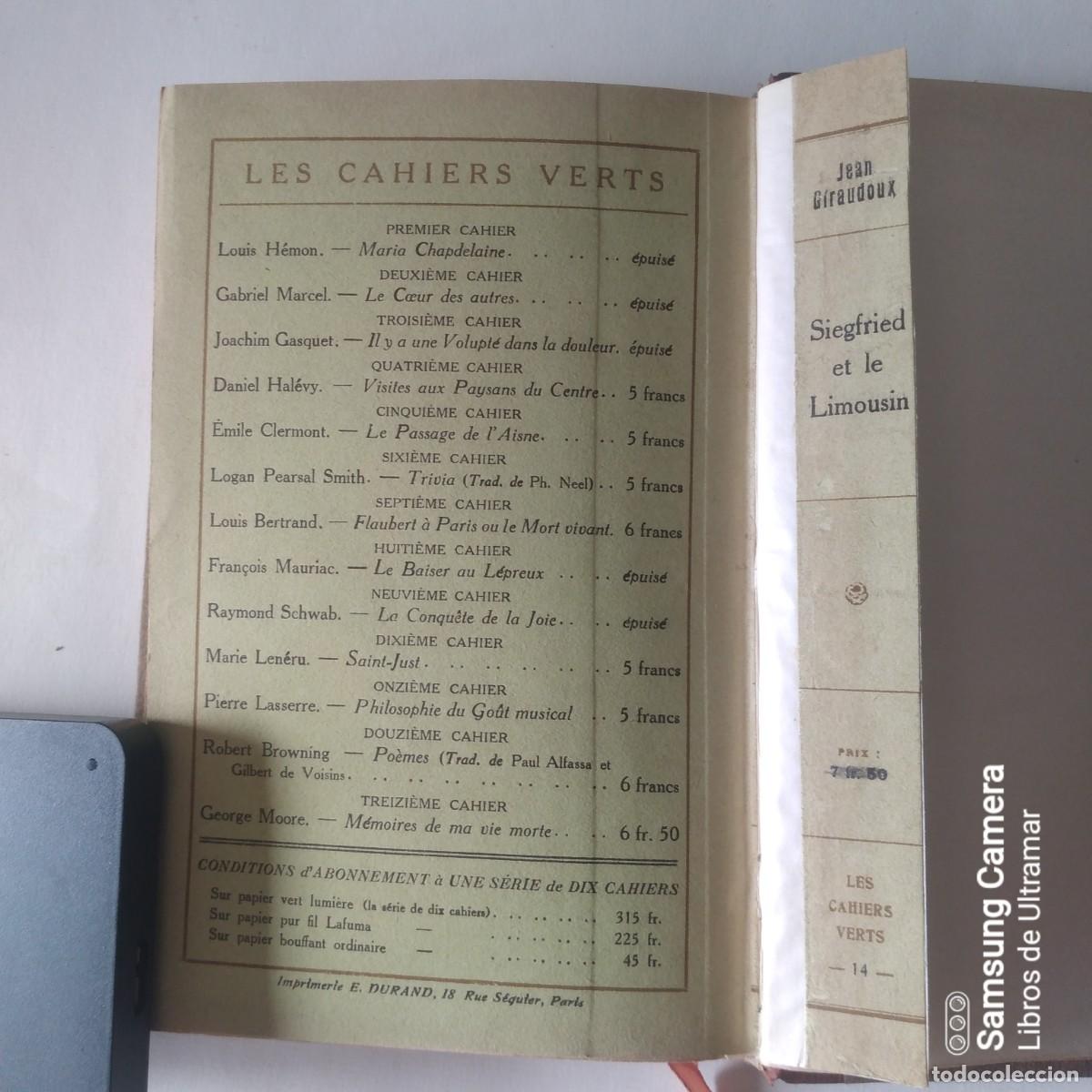 Libros: Siegfried et le limousin. - Giraudoux, Jean. - Foto 4