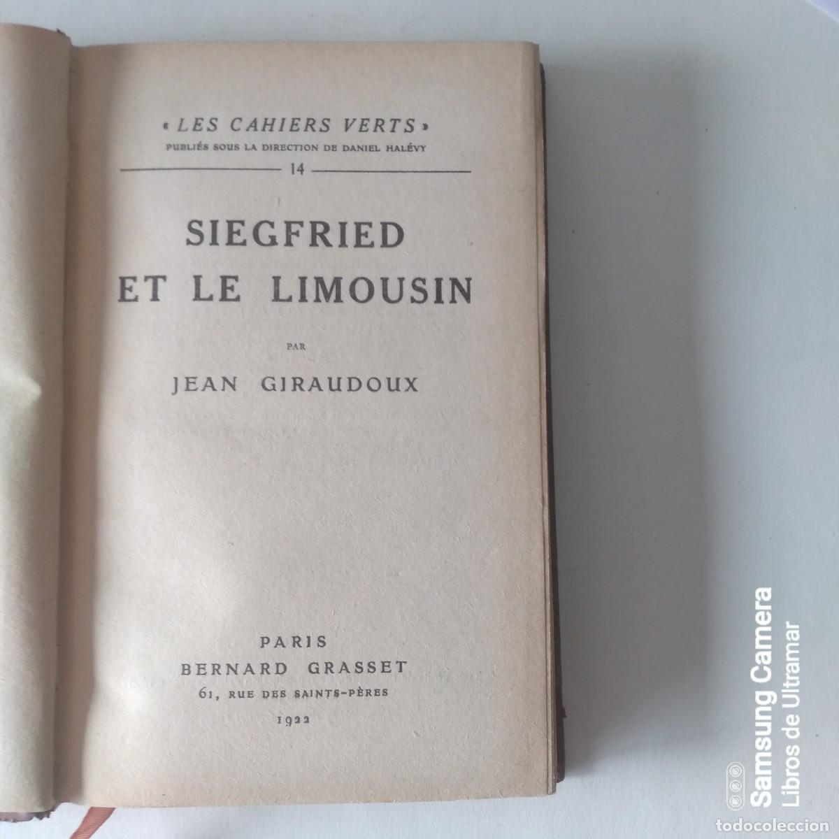Libros: Siegfried et le limousin. - Giraudoux, Jean. - Foto 5