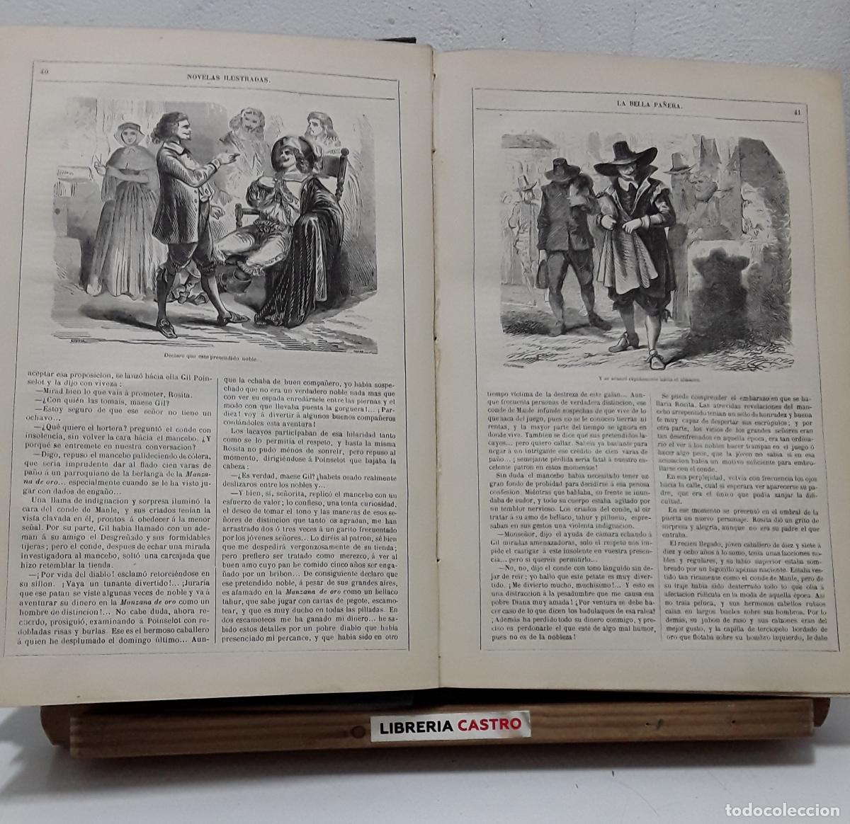 Libros: Novelas Selectas &eacute; Ilustradas. Publicaci&oacute;n del Correo de Ultramar - Varios. - Foto 2