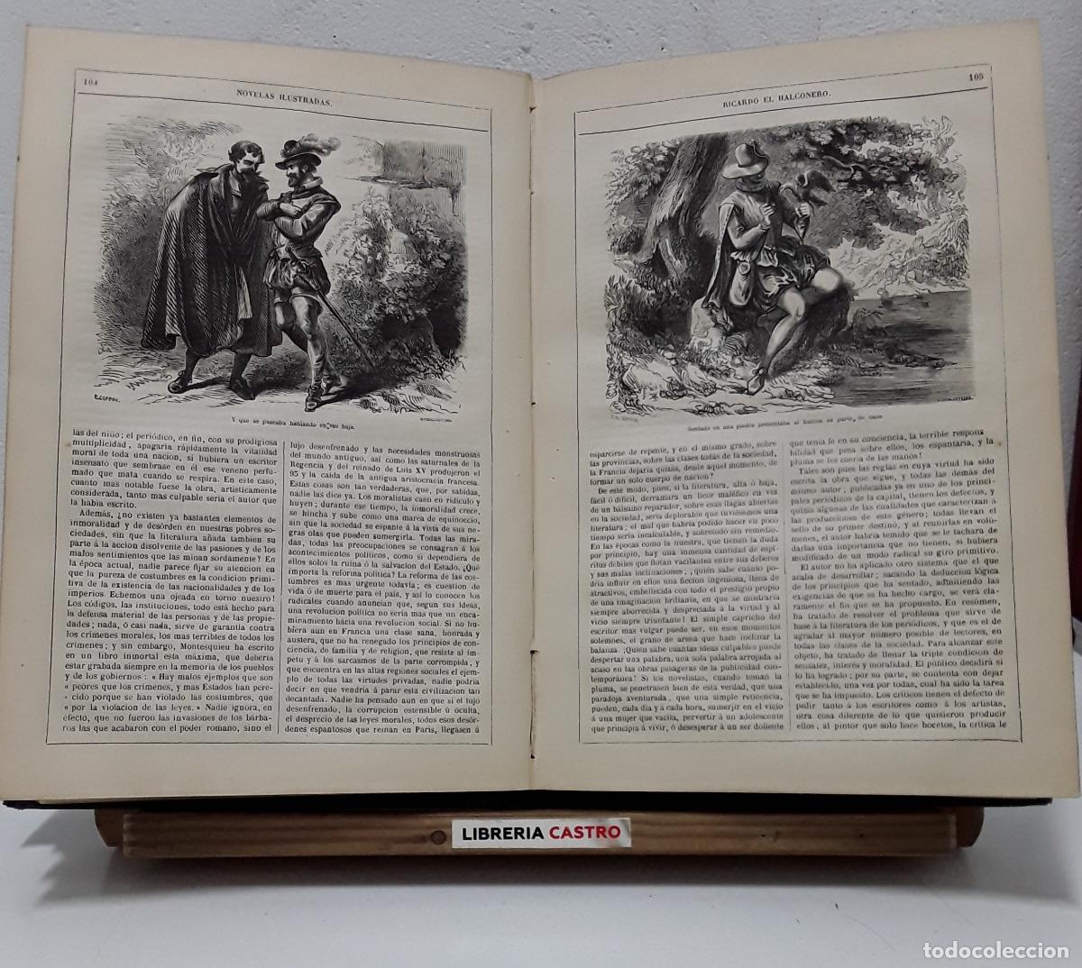 Libros: Novelas Selectas &eacute; Ilustradas. Publicaci&oacute;n del Correo de Ultramar - Varios. - Foto 4