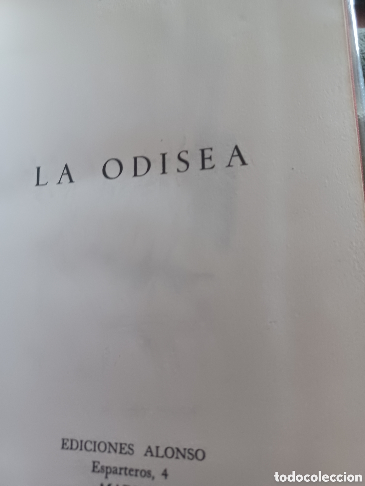 Libros: Barybook 202. La Odisea Homero ediciones Alonso 1966 - Foto 2