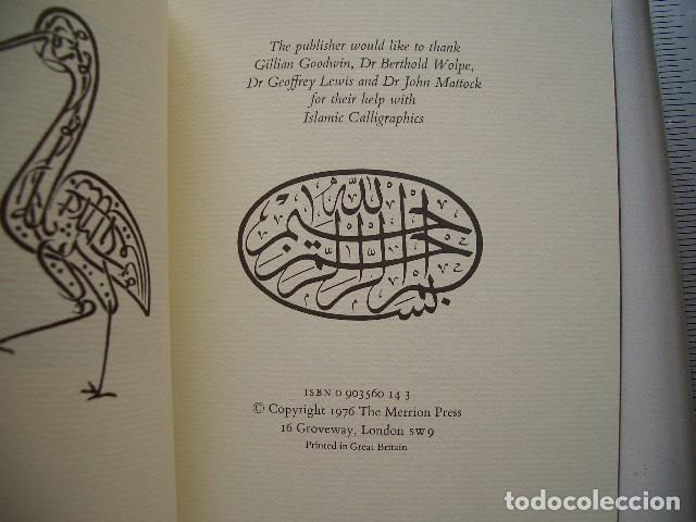 Libros: Islamic calligraphics Anon Published by Merrion Press, London, 1976 - Foto 5