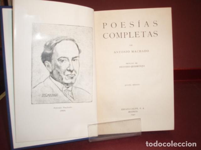 Libros: POESIAS COMPLETAS MACHADO ANTONIO 1941 - Foto 2