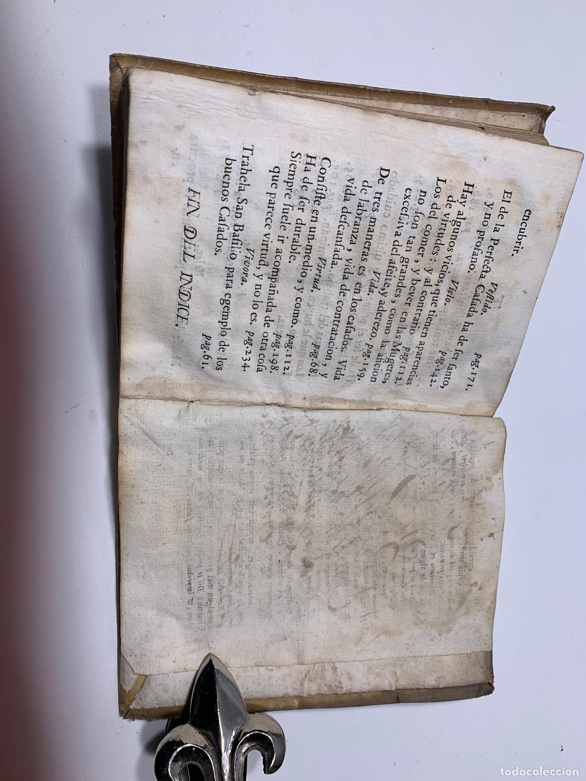 Libros: LA PERFECTA CASADA LEON FRAY LUIS DE 1773 - Foto 3