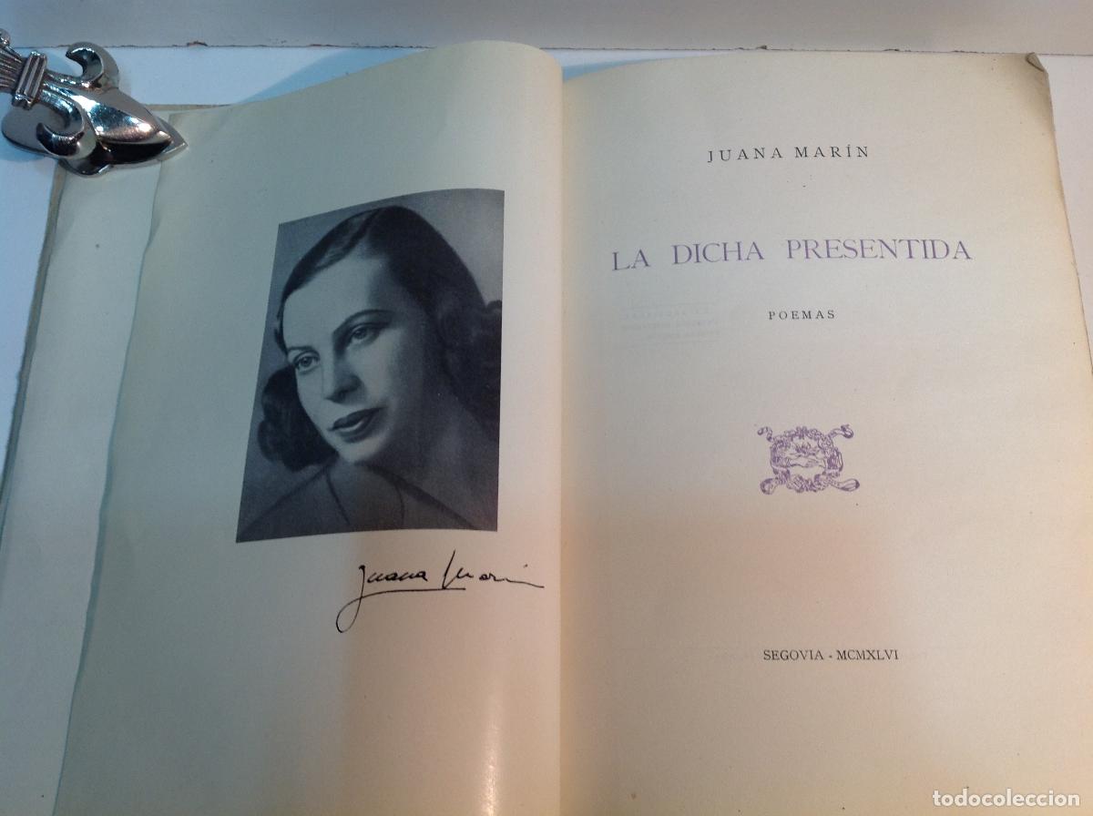 Libros: LA DICHA PRESENTIDA MARIN JUANA 1946 - Foto 2