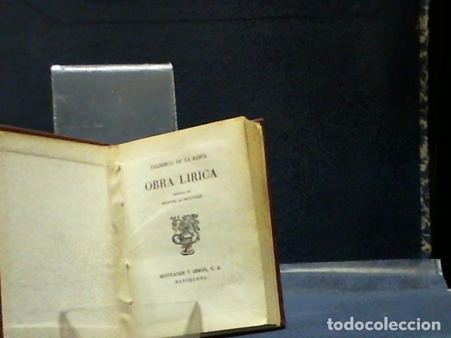 Libros: OBRA LIRICA CALDERON DE LA BARCA PEDRO 1972 - Foto 3