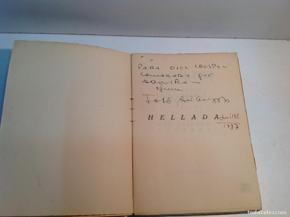 Libros: HELLADA FRIZOS GREGOS AUGUSTO JOSE 1934 - Foto 3