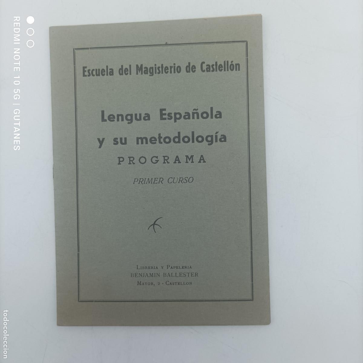 Libros: ESCUELA DEL MAGISTERIO DE CASTELLON