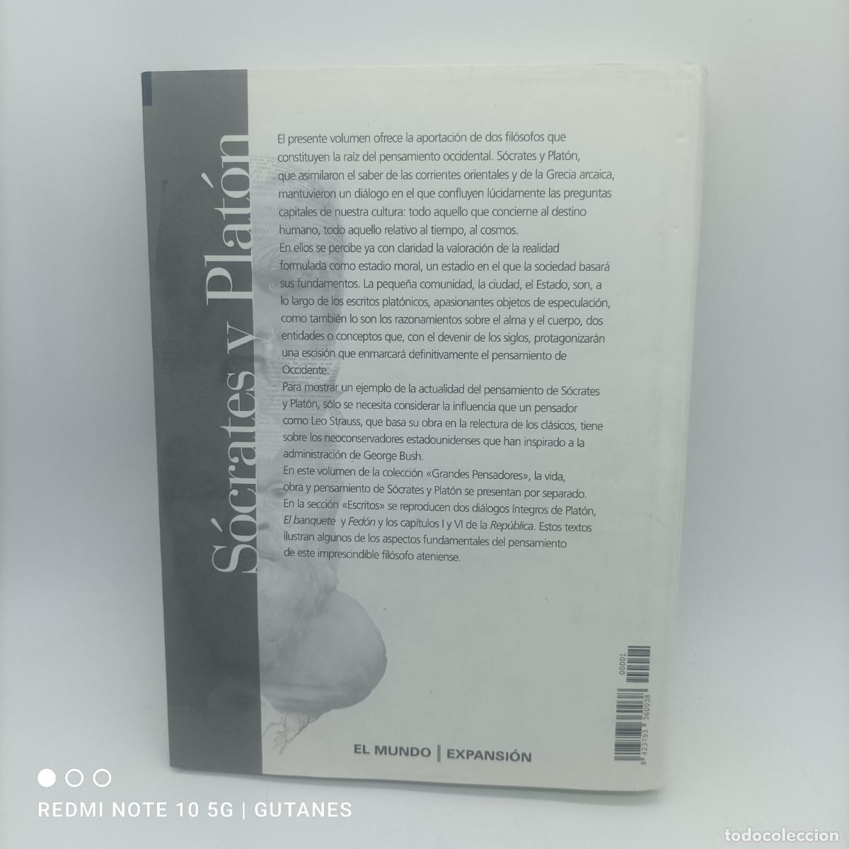 Libros: SOCRATES Y PLATON -GRANDES PENSADORES - Foto 2