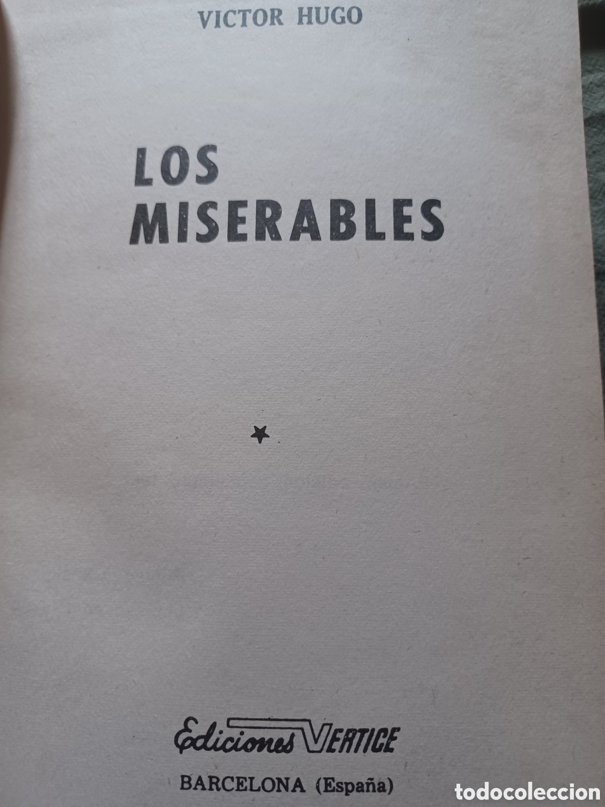 Libros: Barybook 238. . . Los miserables ediciones v&eacute;rtice V&iacute;ctor Hugo - Foto 3