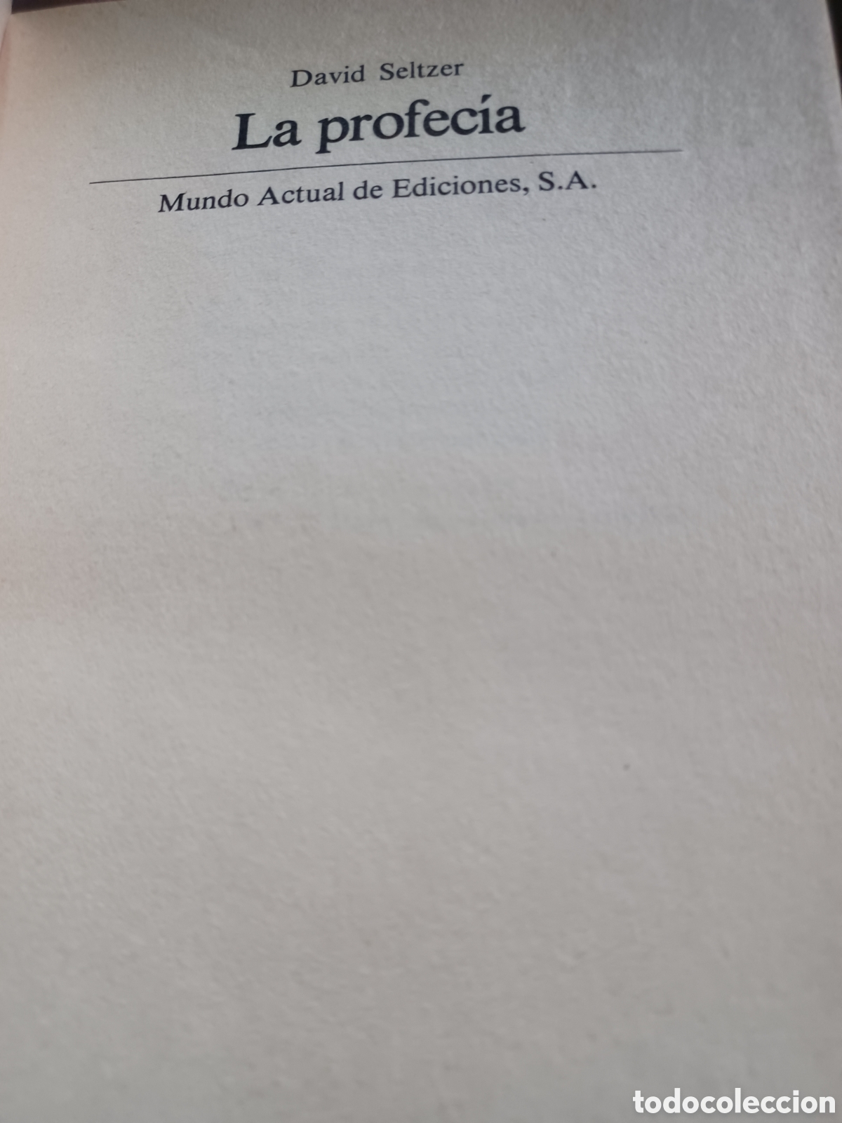 Libros: Barybook 202. La profec&iacute;a David seltzer mundo actual de ediciones - Foto 2
